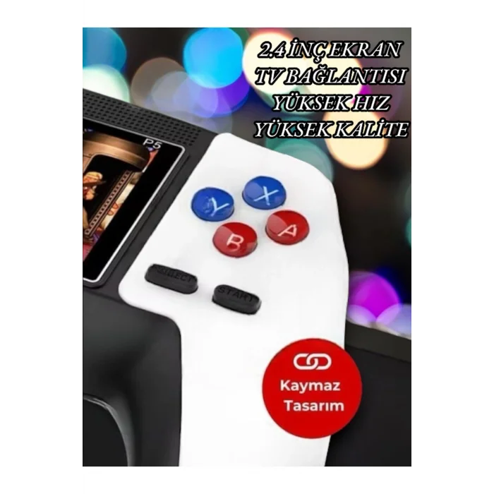 BUĞZ Kırmızı 520 oyunlu taşınabilir joystick, Bluetooth yok, 2 yıl garantili, diğer bağlantı