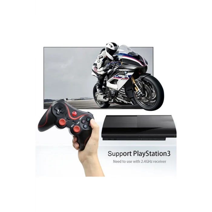 BUĞZ Kırmızı Bluetooth bağlantılı gamepad, PC uyumlu, telefona takılabilir oyun kolu - Elektronik