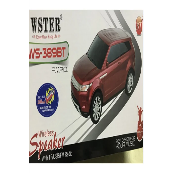 BUĞZ Kırmızı bluetooth hoparlör mp3 çalar fm radyo sd kart usb aux çoklu bağlantı 5 saat dinleme