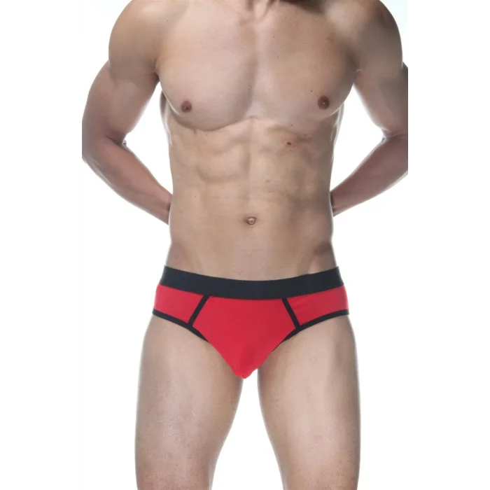 BUĞZ Kırmızı Jockstrap Fantezi İç Giyim