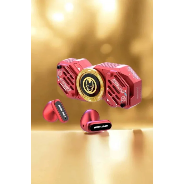 BUĞZ Kırmızı Kablosuz Bluetooth Kulaklık Stres Çarklı Oyuncu Kulaklığı