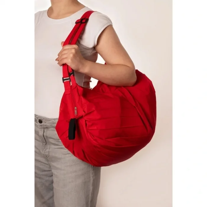 BUĞZ Kırmızı Katlanabilir Seyahat Çantası