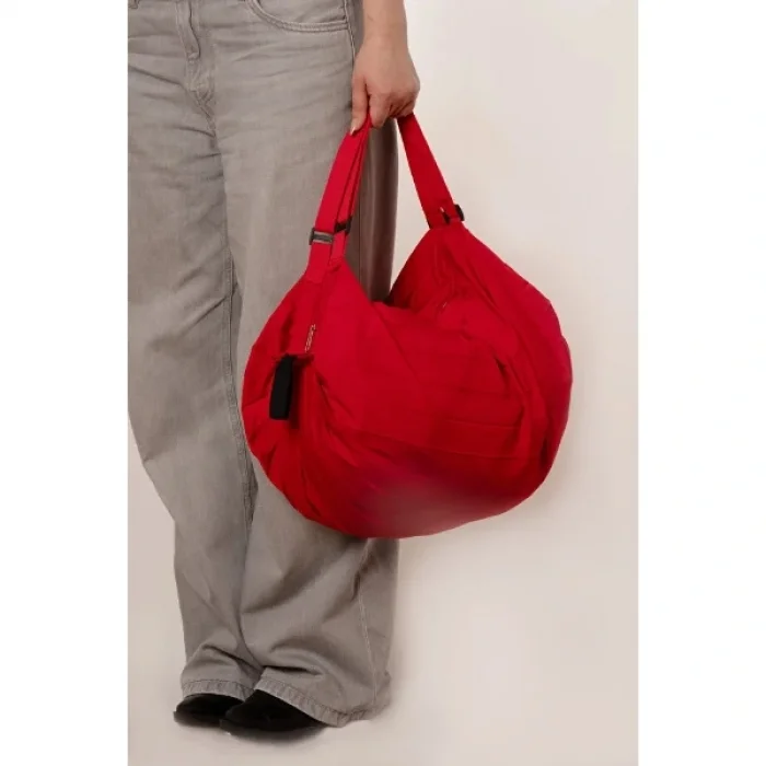 BUĞZ Kırmızı Katlanabilir Seyahat Çantası