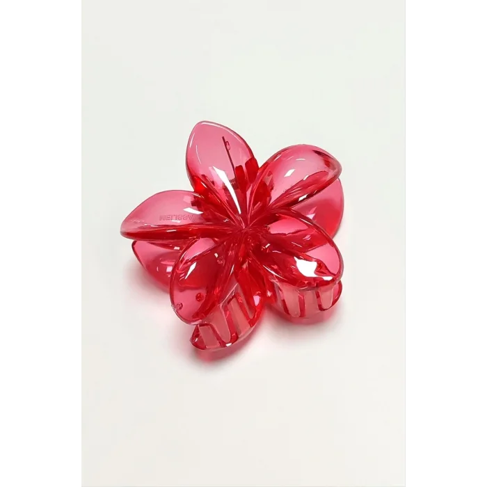 BUĞZ Kırmızı Lotus Toka 6 cm (Kartsız)