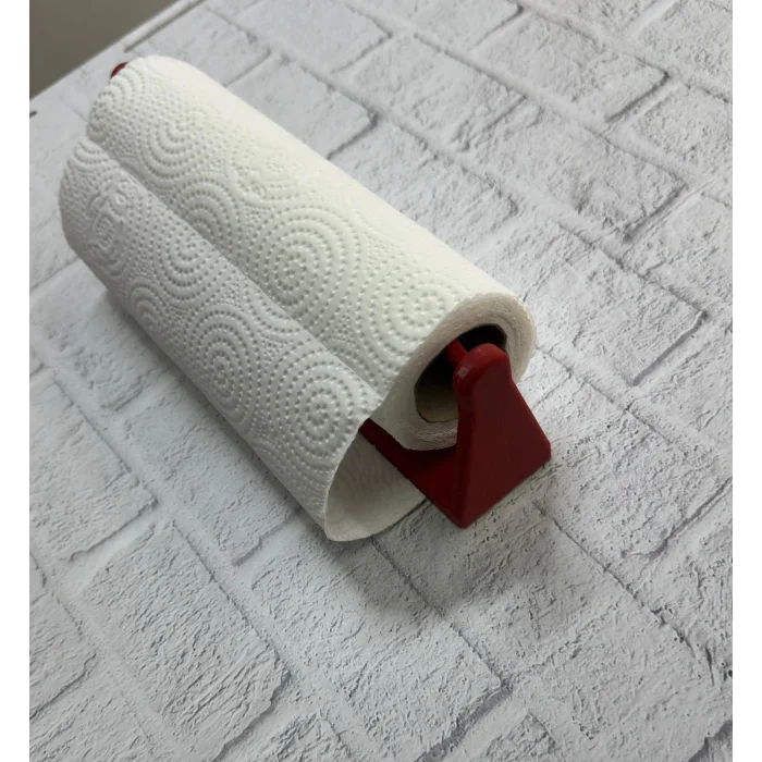 BUĞZ Kırmızı Peçete Askısı Mutfak Duvar Tipi Peçetelik Organizer