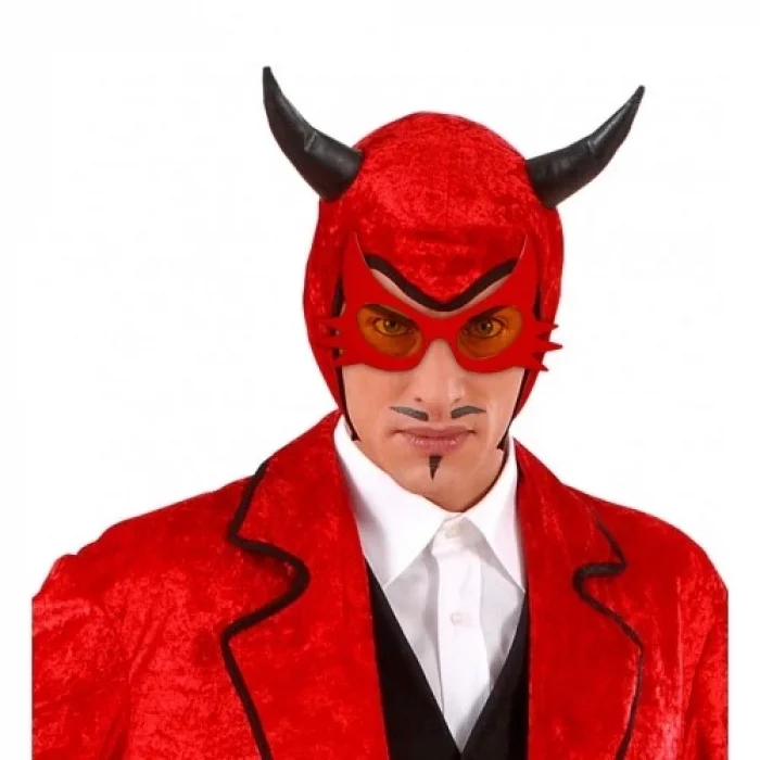  Kırmızı Renk Bıyık Tasarımlı Kedi Gözlüğü