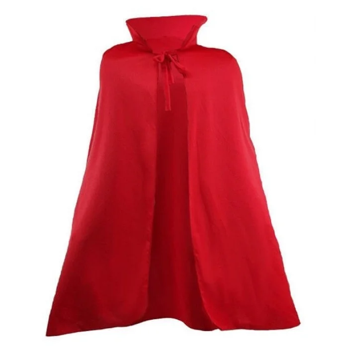 BUĞZ Kırmızı Renk Yakalı Pelerin 120 cm