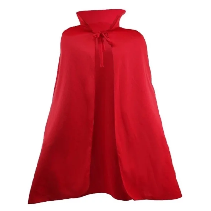 BUĞZ Kırmızı Renk Yakalı Pelerin 120 Cm