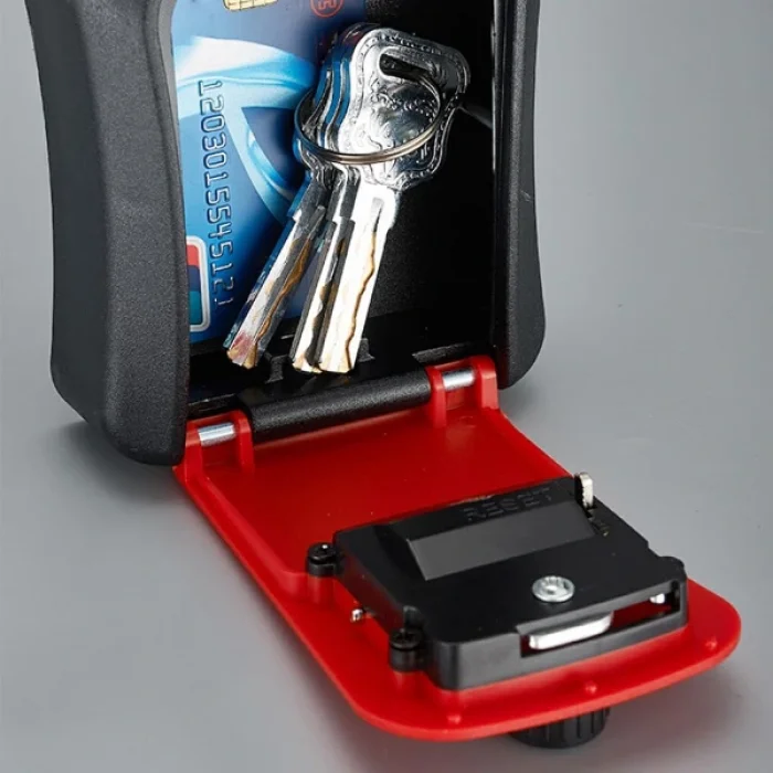 BUĞZ Kırmızı Şifreli Anahtar ve Eşya Saklama Güvenlik Kasası