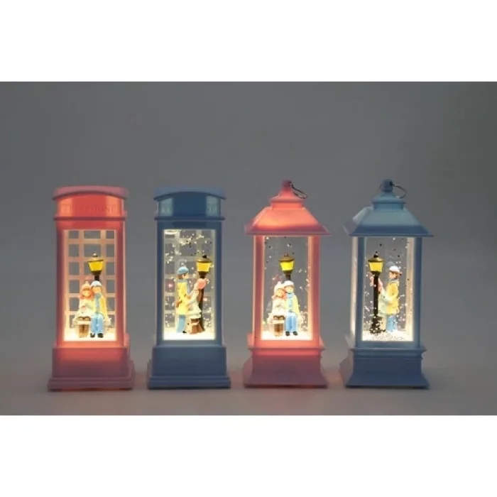  Kış Masalı Işıklı Kar Küresi