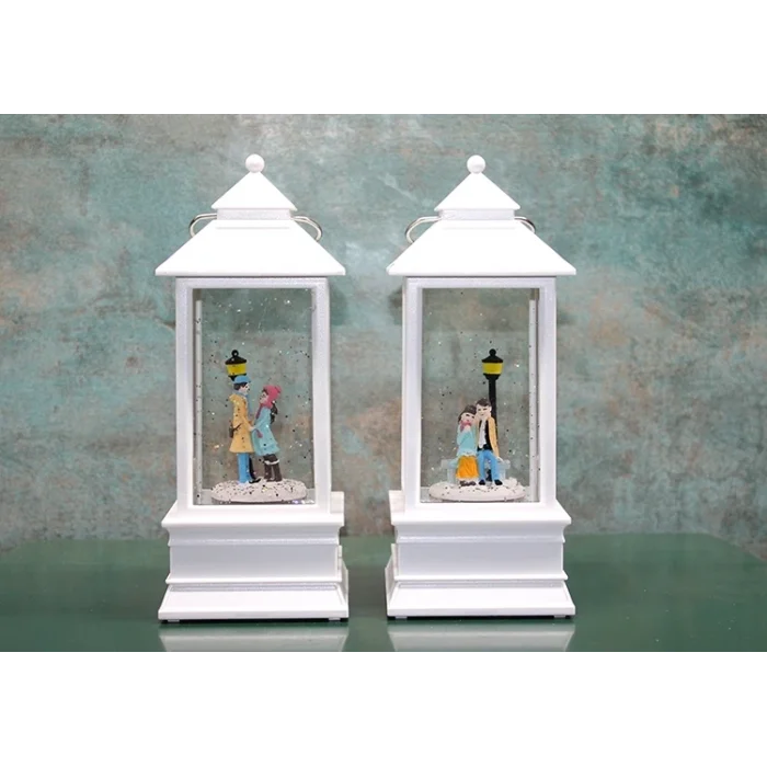 BUĞZ Kış Masalı Tasarımı Işıklı Müzikli Kar Küresi