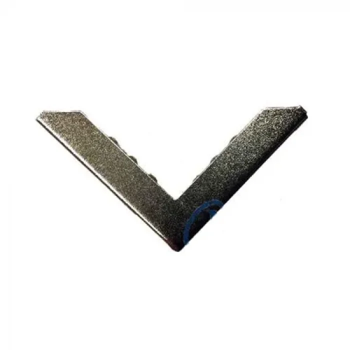 BUĞZ Eco Lounge Kitap, Kapak, Menü, Albüm Köşesi, Büyük - 23x40mm, Nikel, 500 Adet