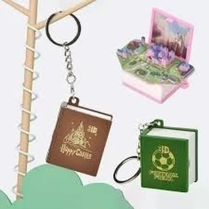 BUĞZ Kitap Şeklinde 3D Anahtarlık