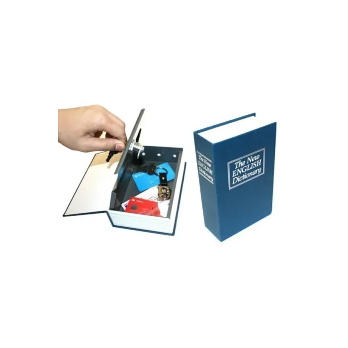 BUĞZ Kitap şeklinde gizli kasa kumbara İngilizce sözlük görünümlü dekoratif ürün - Hobi & Eğlence