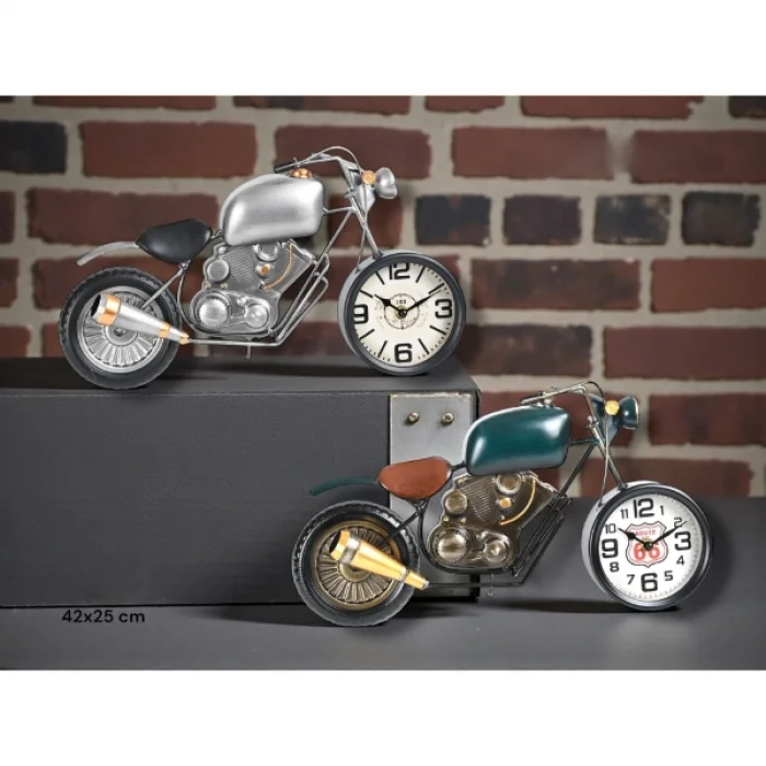 BUĞZ Klasik Motor Tasarımlı Masaüstü Saat