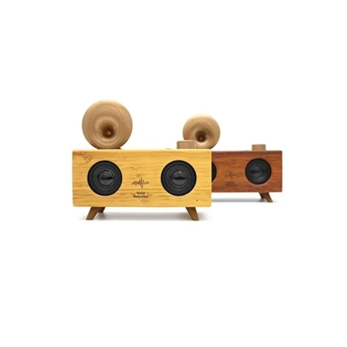 BUĞZ Klasik Tasarımlı Bluetooth Hoparlör ve Nostaljik Radyo, Kahverengi Renk Seçeneği