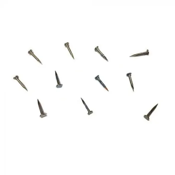 BUĞZ Klips, Menteşe, Ayağı Çivisi 9mm Çelik - Nikel 10gr