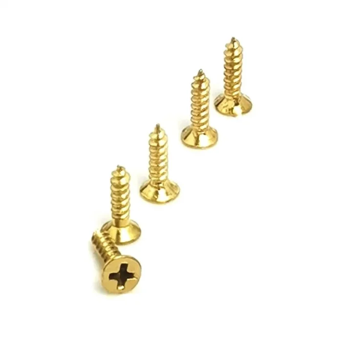 BUĞZ Klips, Menteşe, Ayak, Ağaç, Sunta Vidası 2,2x13 Mm - Sarı 1000 Adet