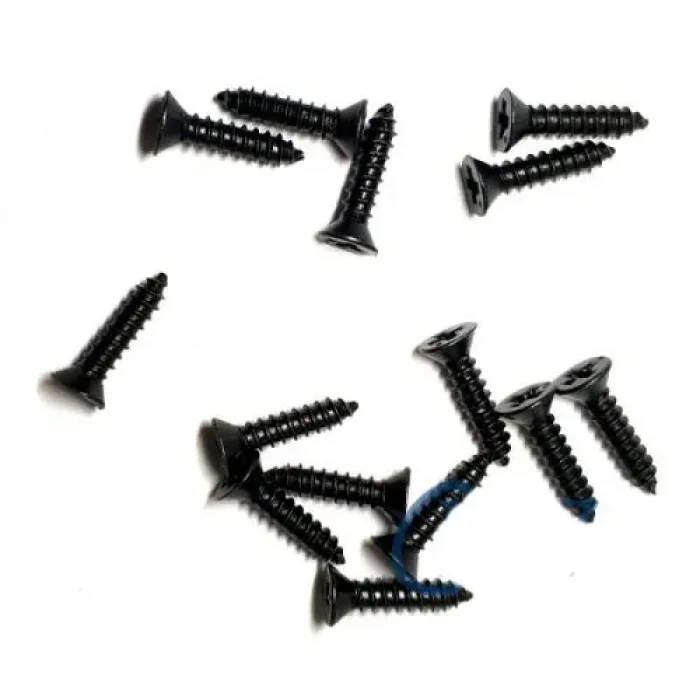 BUĞZ Klips, Menteşe, Ayak, Ağaç, Sunta Vidası 2,2x9,5mm - Siyah 100 Adet