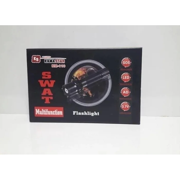  Km-110 Ateşli Aletler Aparatlı Ayarlanabilir Şarjlı Dağ Kamp El Feneri