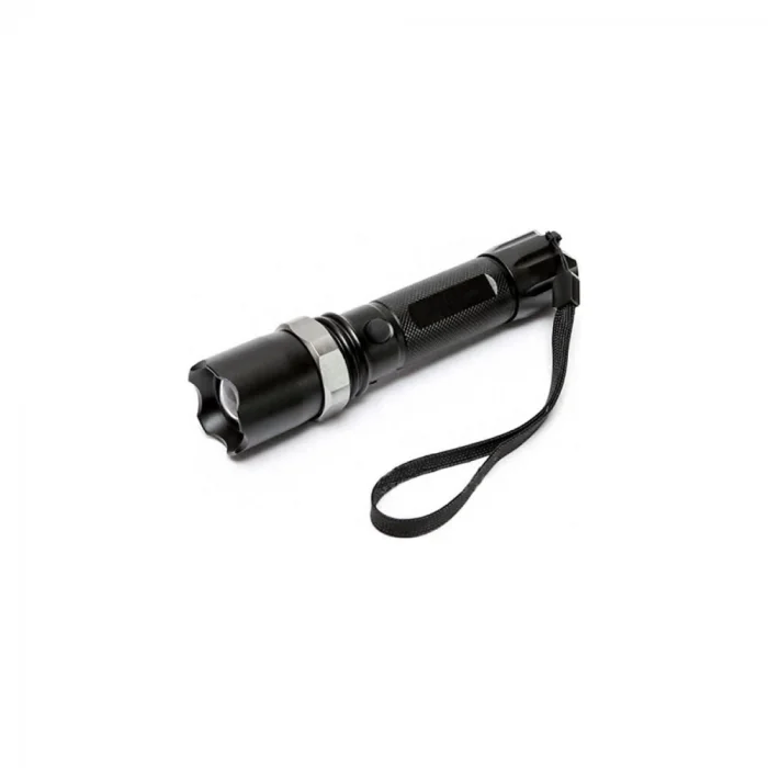 BUĞZ Km-110 Profesyonel Şarjlı El Feneri Ledli+flashlight+zoom Özellikli  Aparatlı 6 Parça Full Set