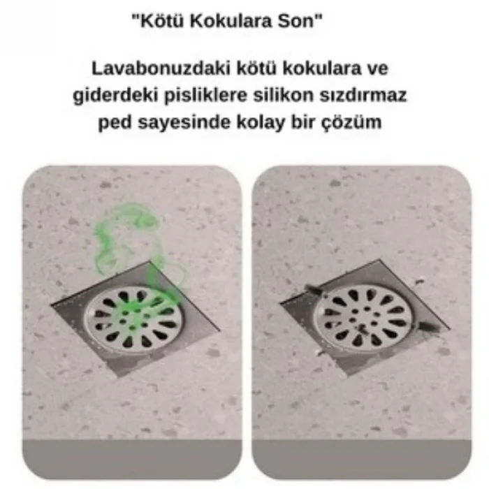 BUĞZ Koku Önleyici Silikon Gider Kapağı