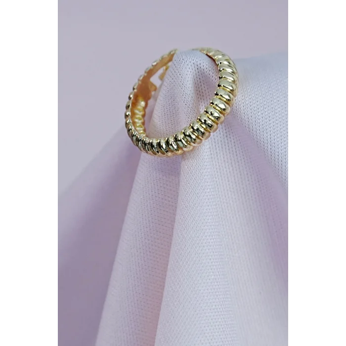 BUĞZ Kombin Yüzük Seti 3 Adet Birden Gold Renk