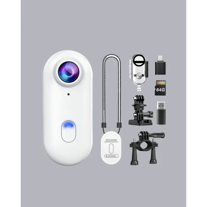 BUĞZ Kompakt 1080P Aksiyon Kamerası Suya Dayanıklı WiFi ve 120° Geniş Açı - Lisinya