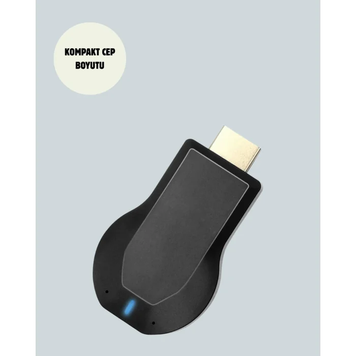 BUĞZ Kompakt HDMI Kablosuz Dongle – 1080p Görüntü ve Plug‑and‑Play Kurulum