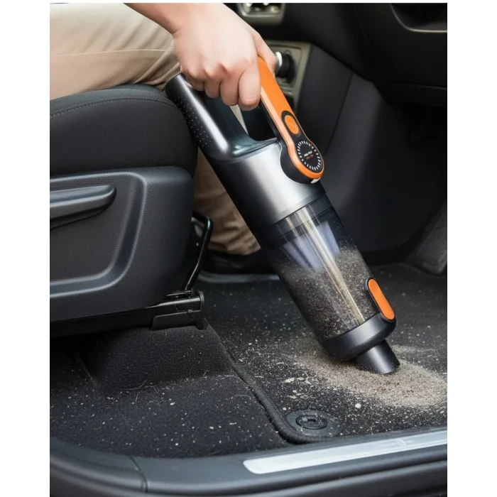 BUĞZ Kompakt Kablosuz Süpürge Güçlü Çekiş ve Düşük Ses Seviyesi