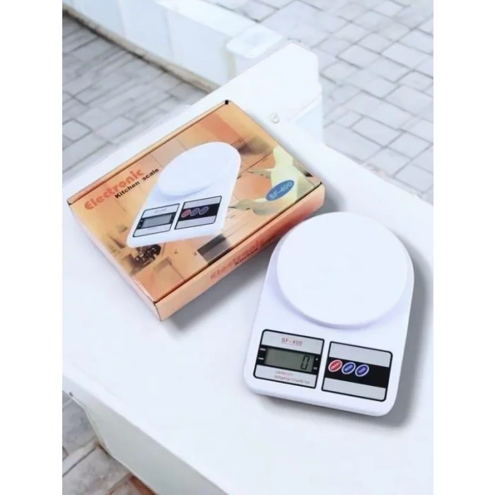 BUĞZ Kompakt Tasarım ve Tek Tuşla Sıfırlama Özelliğiyle Kullanımı Kolay Mutfak Tartısı - BUĞZ