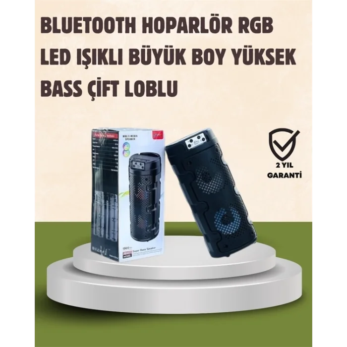  Kompakt Tasarım, Yüksek Ses Performansı – Çoklu Giriş Seçenekli Kablosuz Hoparlör (Bluetooth, USB, SD Kart, AUX)