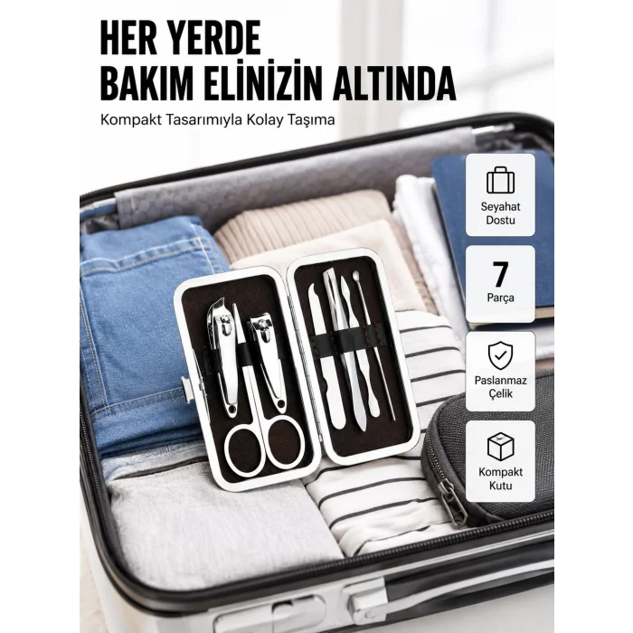 BUĞZ Kompakt Tasarımlı El ve Ayak Bakım Seti