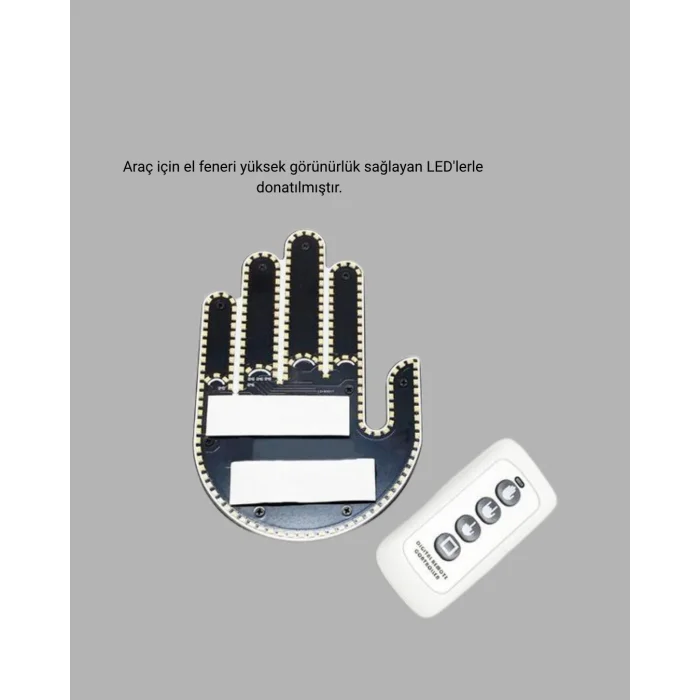 BUĞZ Kompakt Tasarımlı LED Jest Işığı – Selam ve Teşekkür Modları - Lisinya