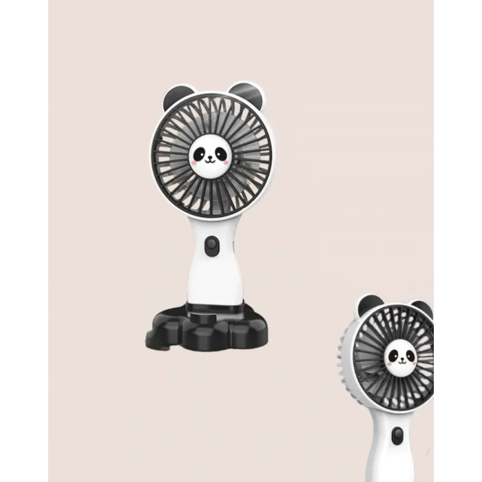  Kompakt Tasarımlı USB Şarjlı Mini Fan – Hayvan Figürlü Vantilatör