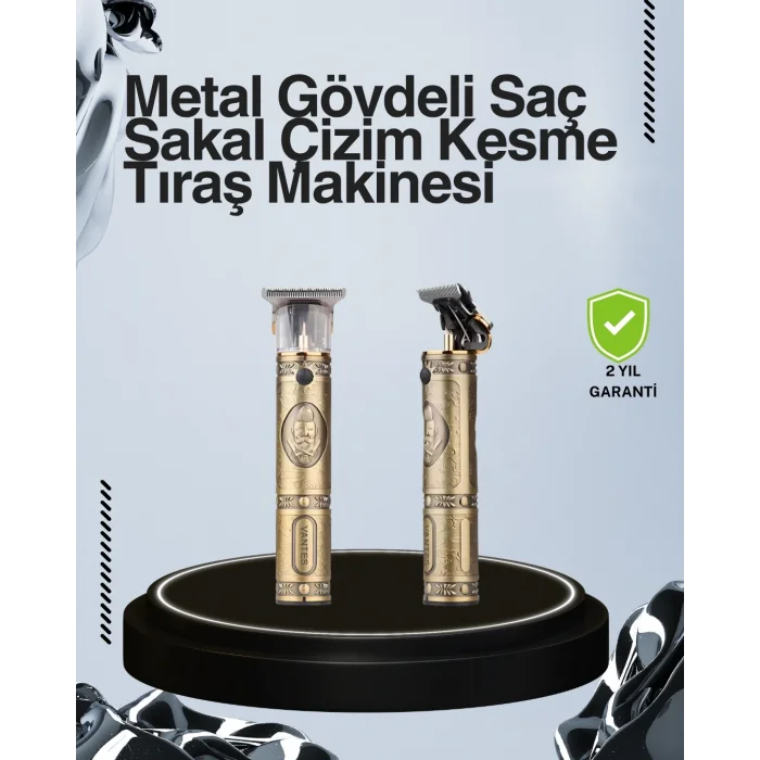 BUĞZ Kompakt Tasarımlı, Uzun Pil Ömürlü Saç Sakal Kesme Makinesi