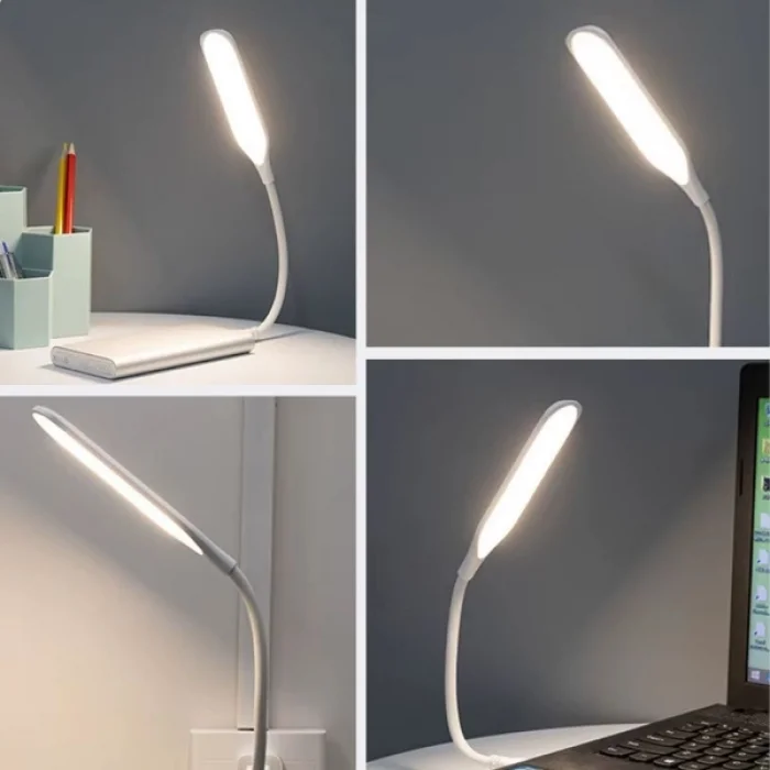 BUĞZ Kompakt USB Beyaz 14 Ledli 3 Kademeli Dokunmatik Okuma Lambası