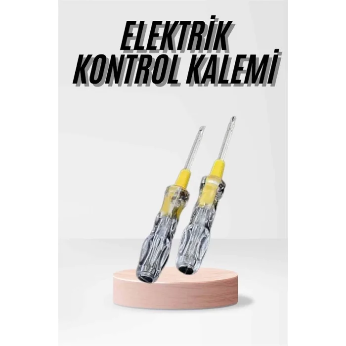  Kontrol Kalemi Çift Başlıklı Şeffaf Elektrik Testi Değişken Uçlu