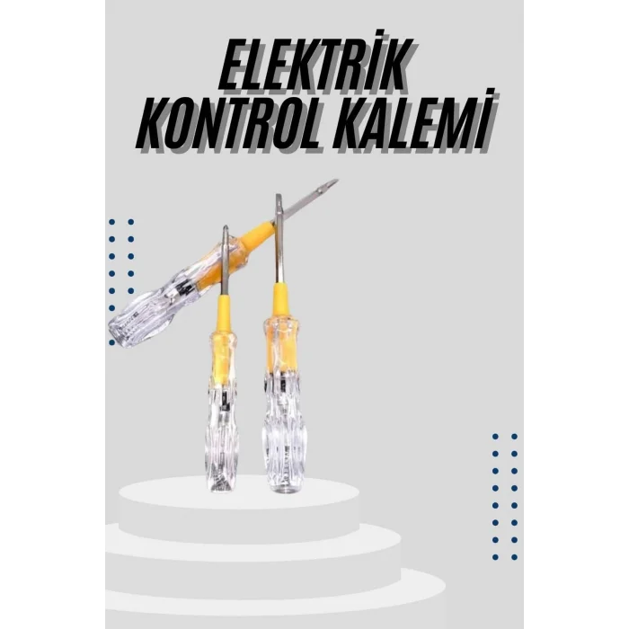 Kontrol Kalemi Çift Taraflı Uçlu Elektrik Akım Test Cihazı