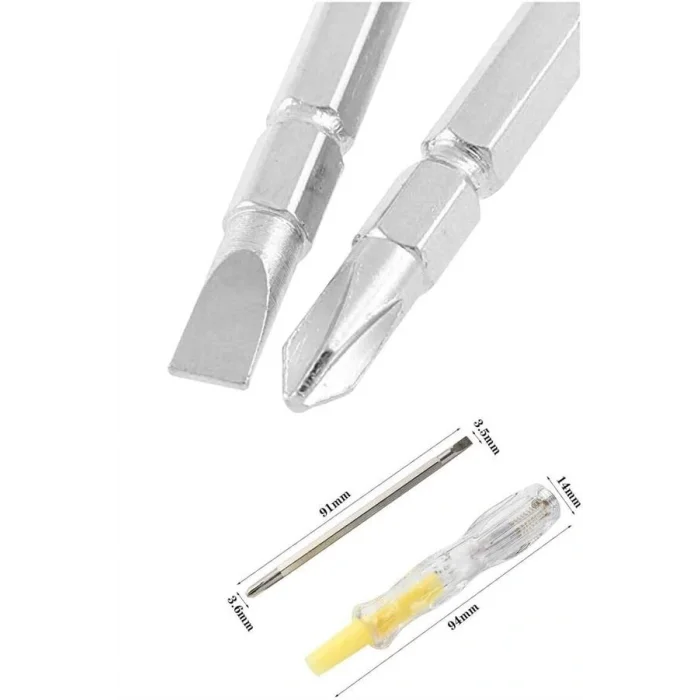 BUĞZ Kontrol Kalemi Çift Taraflı Uçlu Elektrik Akım Test Cihazı