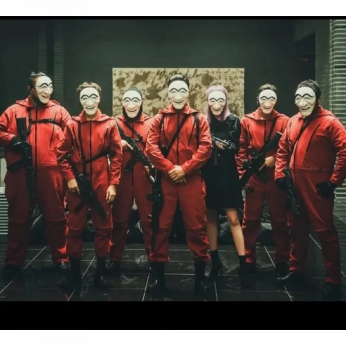  Koreli Hırsız Teatral Hahoe Maskesi - Dali Maskesi