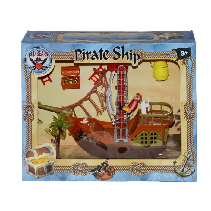 BUĞZ Korsan Oyun Seti Beyaz Yelkenli Oyuncak