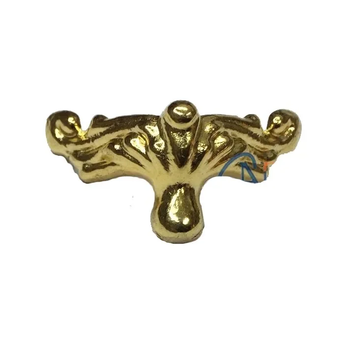 BUĞZ Köşe Etekli Sandık Ayağı, Kutu Ayak 1,5 Cm - Sarı