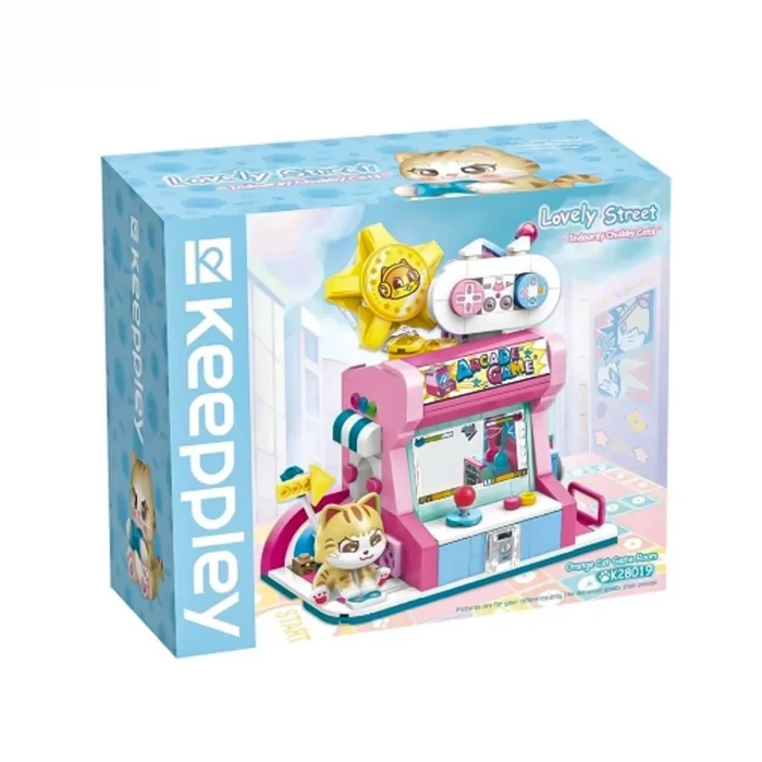 BUĞZ KP28019 Keeppley Orange Cat Game Room Blok Seti -Vagon life