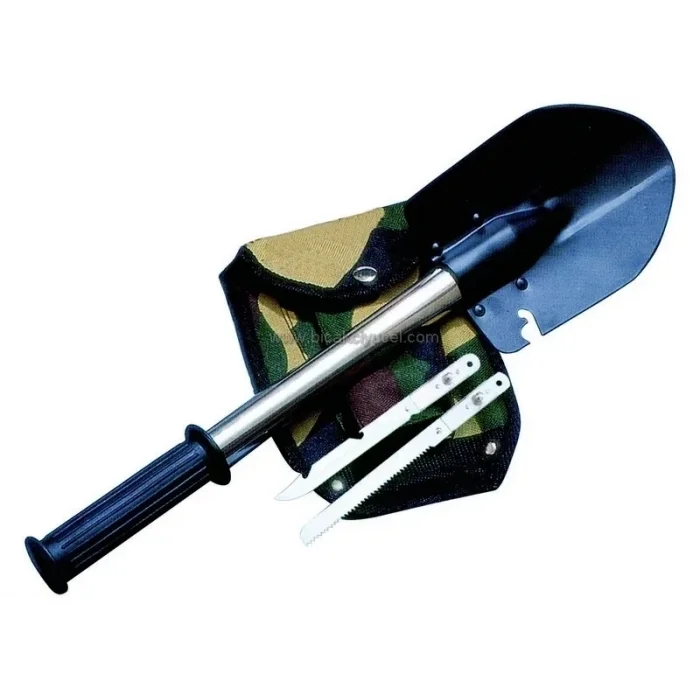 BUĞZ Kpx14 4 Lü Kamp Seti - Bıçak, Testere, Kürek, Balta - Kılıflı