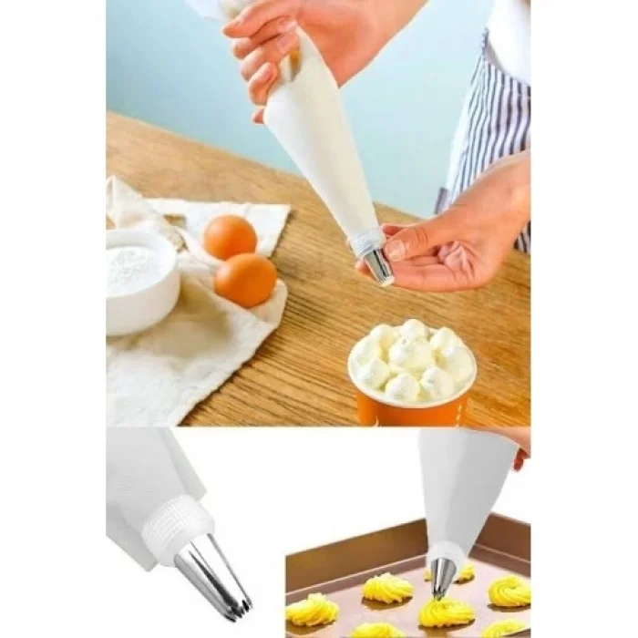  Krema Sıkma Seti 10 Parça