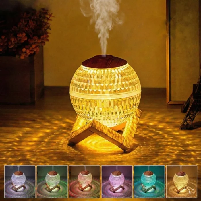 BUĞZ Kristal Top RGB Hava Nemlendirici