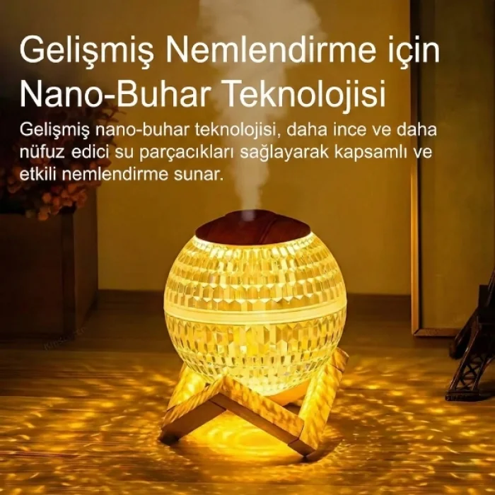 BUĞZ Kristal Top RGB Hava Nemlendirici