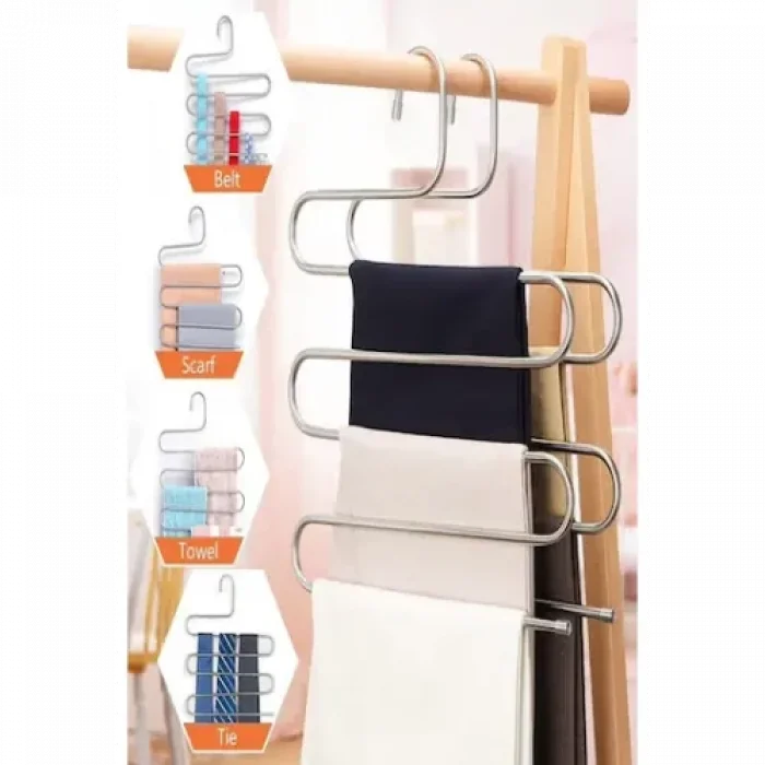  Krom Pantolon Askısı