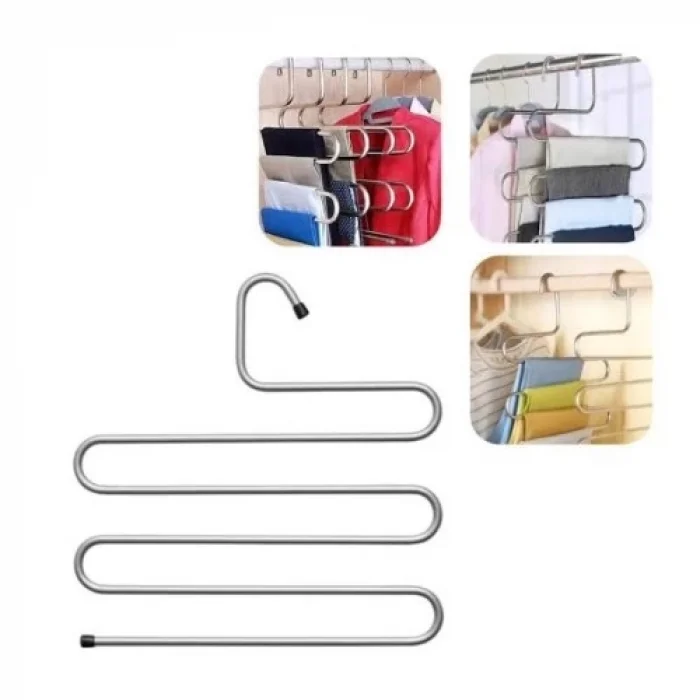  Krom Pantolon Askısı